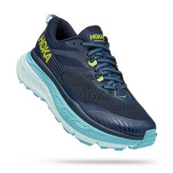 Hoka One One Stinson ATR 6 Shoe Women's in Outer Space and Blue Glass